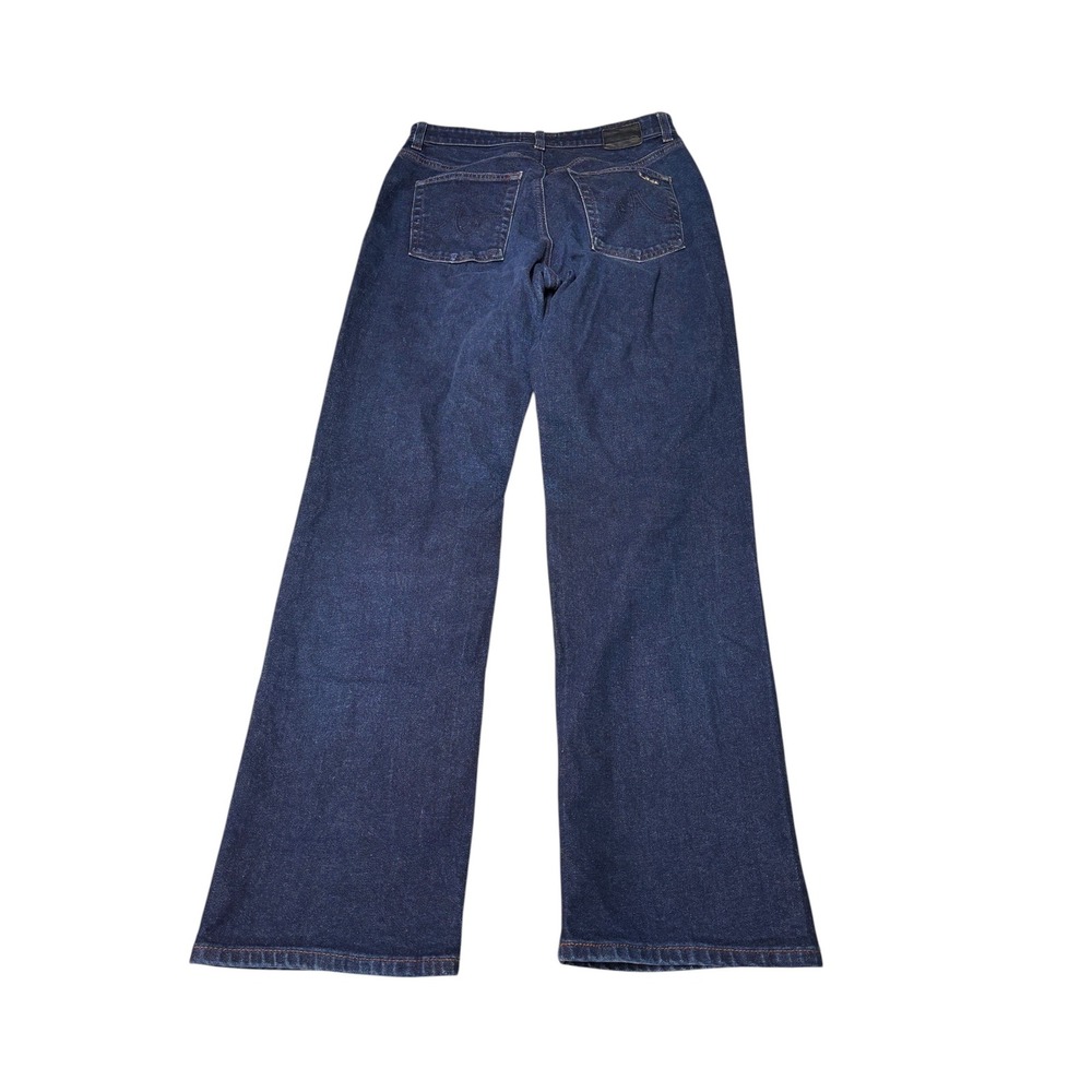 AG Adriano Goldschmied x EmRata Wide Leg Jeans Indigo Blue Womens 29X32 PW30063 - Picture 5 of 12